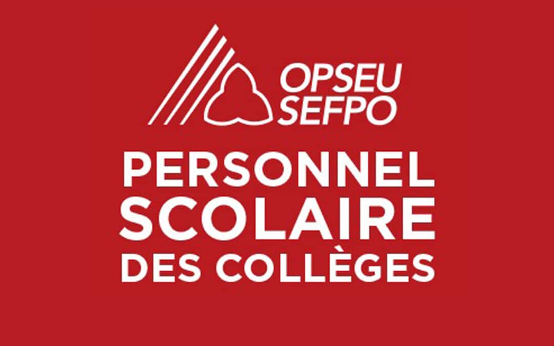 L’OPSEU/SEFPO dépose une plainte de pratique déloyale de travail au sujet de l’ingérence du CEC dans les négociations